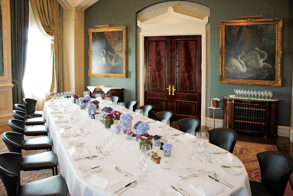 An elegant event space at The Dolder Grand